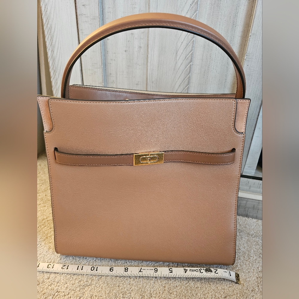 Tory Burch Lee Radziwell Large in Tan And GOLD